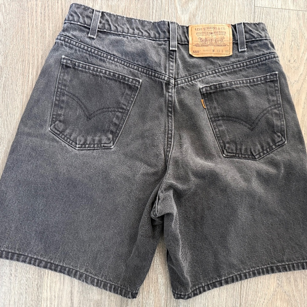 VINTAGE (Orange Tag!) Levi’s Black Denim Jeans